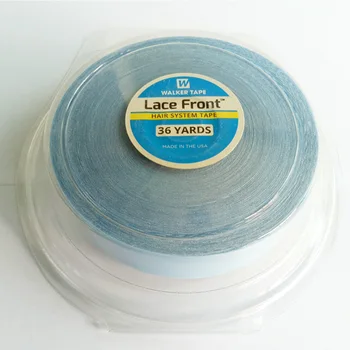 

2.54cmx 36 yards long time water proof tape Super blue extension hair free shipping
