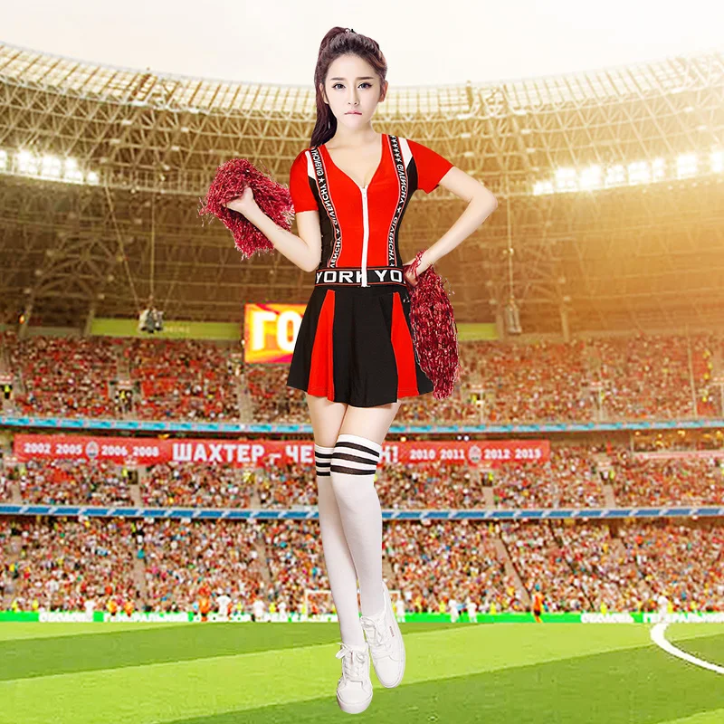 2019 الصيف فتاة التشجيع اللباس التشجيع كرة القدم الطفل التمارين الرياضية زي المرأة الزي المدرسي الكبار المشجع الرقص
