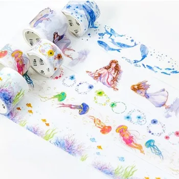 

Fairy Tale The Little Mermaid Washi Tape DIY Decor Scrapbooking Sticker Masking Paper Decoration Tape Adhesive School Supplies