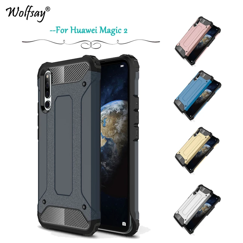 Чехол для Huawei Magic 2 противоударный роскошный армированный жесткий чехол телефона