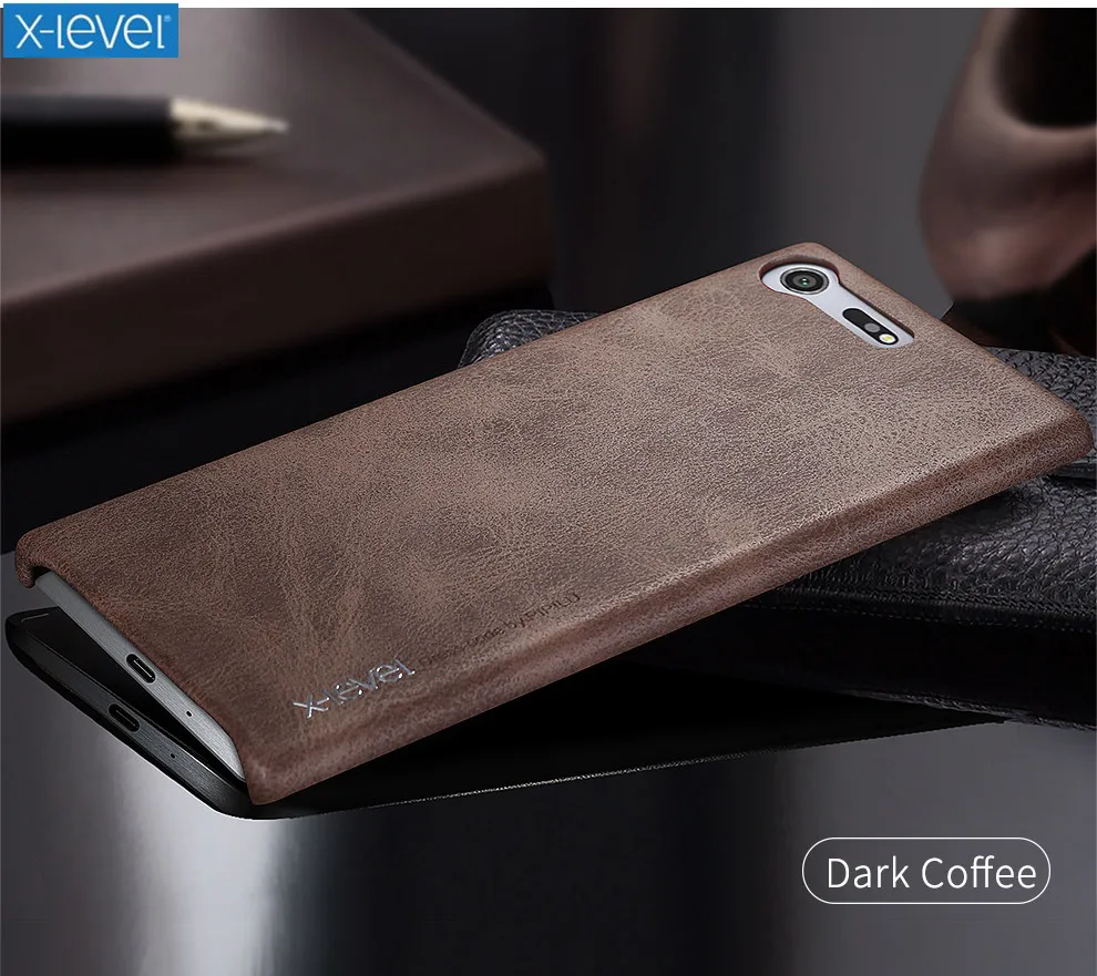 X Level Case For Sony Xperia XZ Premium Case Luxury Retro Vintage