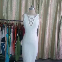 Новое модное женское белое черное Красное Облегающее Платье с v-образным вырезом и шнуровкой оптом платье+ костюм