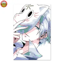 Второй элемент, анимация, красивый мальчик аниме Цифровая живопись DIY, рисунок на ткани цифровым