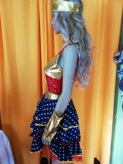 Горячая распродажа! Wonder Woman/Карнавальные костюмы для взрослых Костюм Супермена
