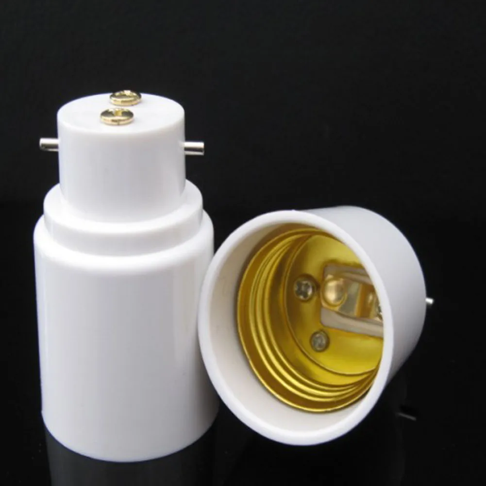

B22 to E27 LED Halogen CFL Light Base Bulb Lamp Adapter Converter Socket BS