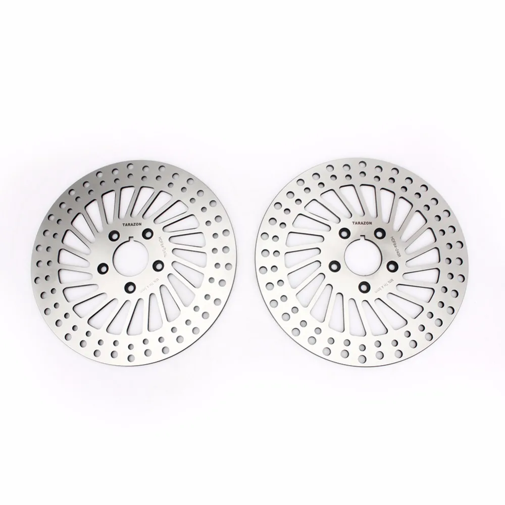 BIKINGBOY Front Brake Disks Discs Rotor For Harley Davidson Touring 1340 FLHR Road King 1994