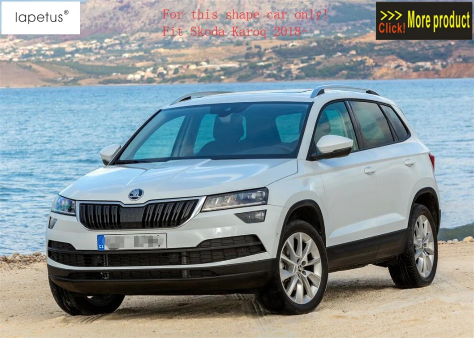 Аксессуары Lapetus ABS подходят для Skoda Karoq 2018 2019 2020 передние фары лампа век полоса