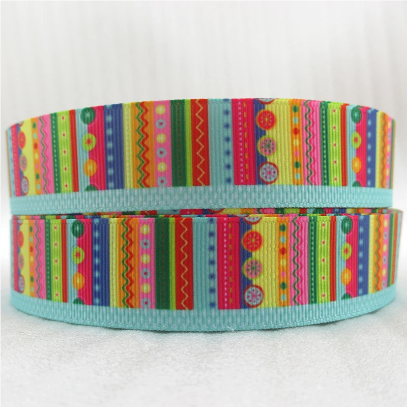 

(5yds per roll) 5Y45226 1"(25mm) stripe fruit printed polyester ribbon 5 yards, DIY handmade materials, wedding gift wrap