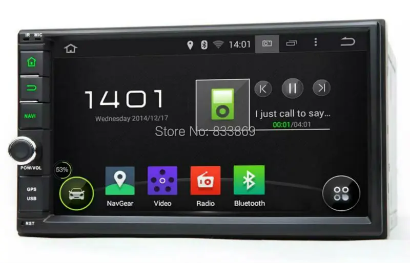 2 din 7 Android 5 1 1 Quad Core Universal Car Radio dvd Player no disk