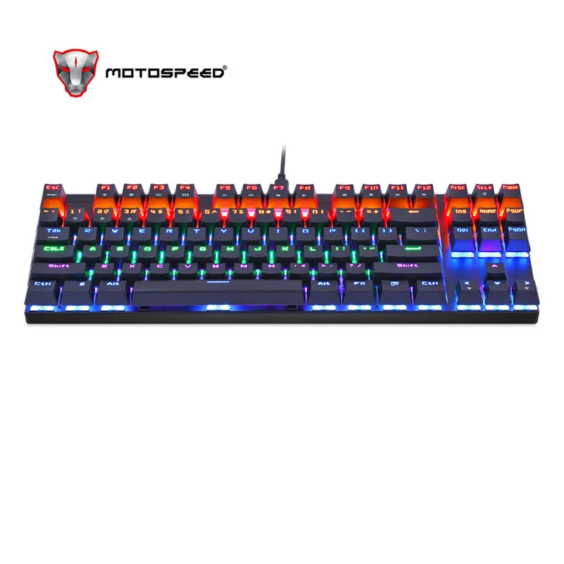 MOTOSPEED K83 Wireless Mechanical Keyboard wireless Bluetooth with LED Backlight 87 Keys RGB Single Backlit Backlight for PC MOTOSPEED K83 Wireless Mechanical Keyboard wireless Bluetooth with LED Backlight 87 Keys RGB Single Backlit Backlight for PC