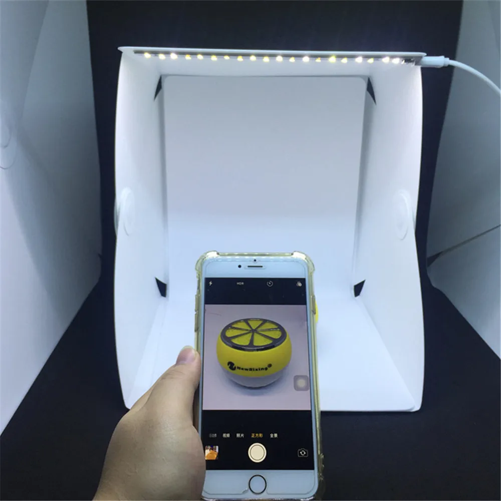 

FIFATA Middle Size Background Kit Light box Folding Lightbox Photography Photo Studio Softbox LED Light Soft Box Photo