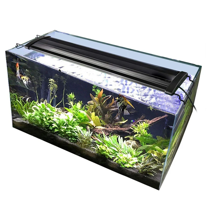 blad Menstruatie Hijsen Aquarium LED Lighting 90-110cm Fish Tank Light Lamp With Extendable  Brackets 5 colors LEDs Fits for Aquarium - AliExpress