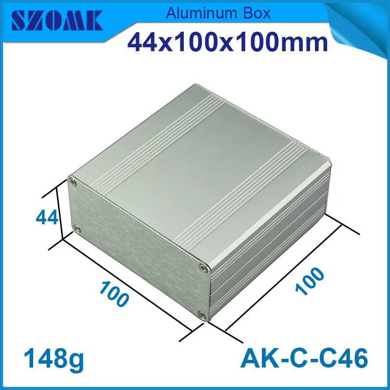 

1 piece szomk electrical aluminum instrument enclosure project case for pcb broad 44*100*100mm