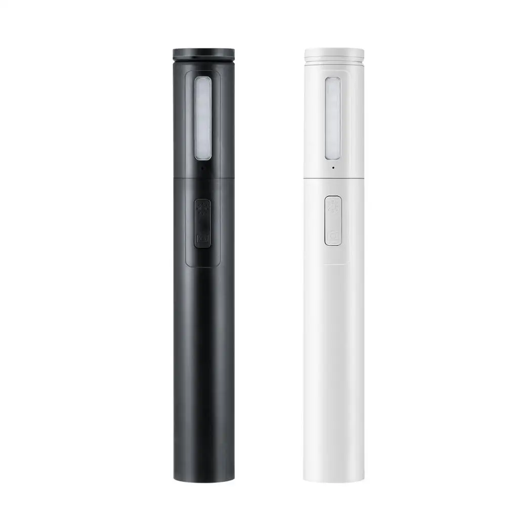 

Portable Carry Wireless Bluetooth Selfie Stick Tripod For Phone Handheld Remote Control Extended Stick Table Lamp light USB Plug