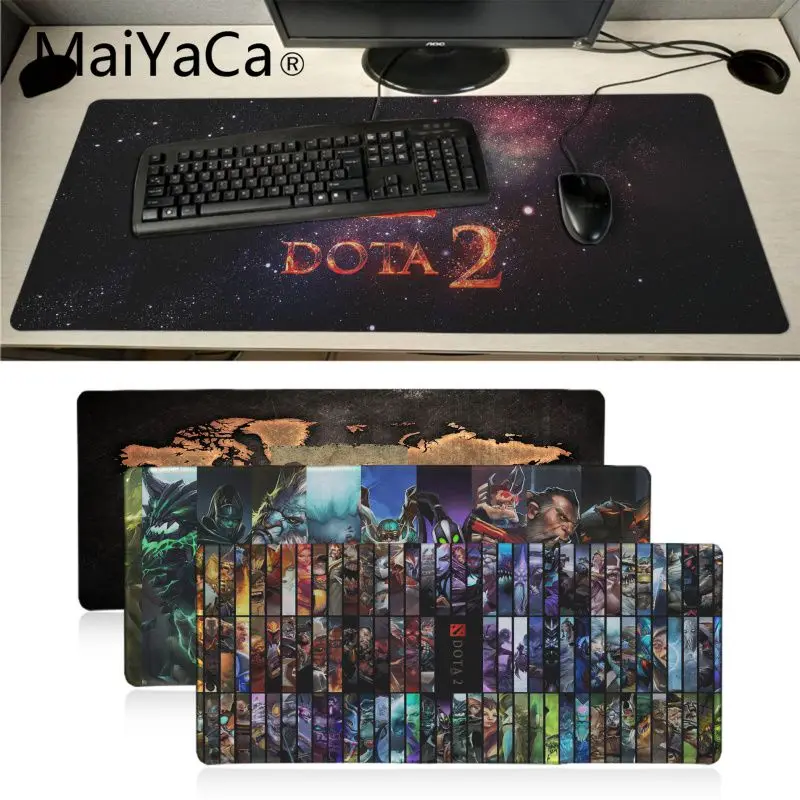 Maiyaca нескользящий ПК Dota 2 с логотипом heros уникальный Настольный коврик для мыши