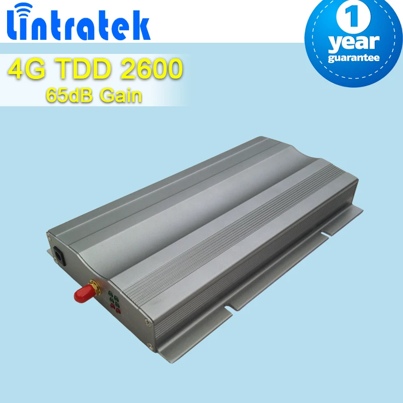 

4G LTE TDD 2600MHz 65dB Gain 2575-2615MHz Frequency Mobile Phone Signal Booster 17dBm Cell Phone Cellular Amplifier Repeater