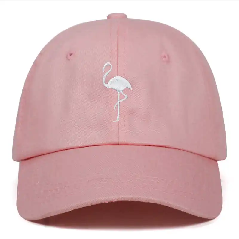 Новые тысяча бумажный журавль шапка с вышивкой в стиле хип-хоп бейсболка шапки хлопок Регулируемая крышка модные Гольф бейсболки - Цвет: Розовый