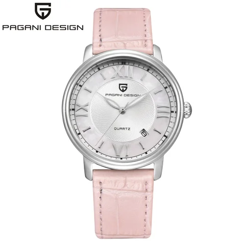 Pagani дизайнерские Брендовые женские модные кварцевые часы женские водонепроницаемые 30 м с циферблатом Роскошные ЖЕНСКИЕ НАРЯДНЫЕ Часы Relogio Feminino - Цвет: silver pink B
