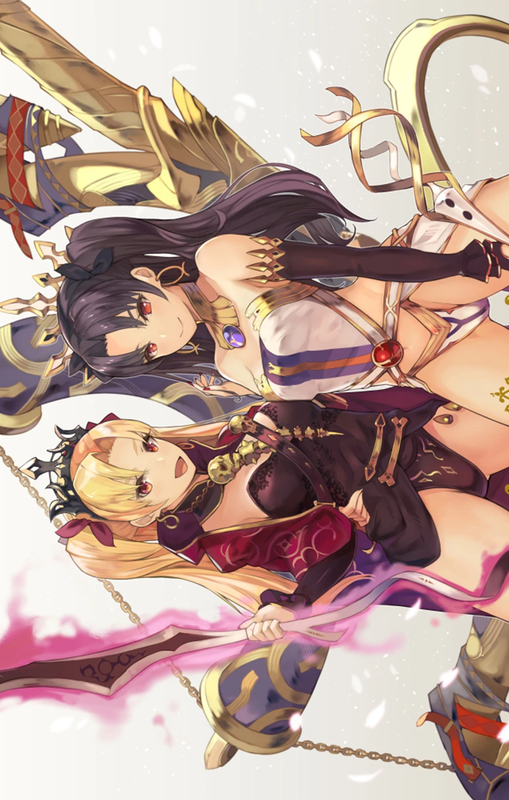 __ereshkigal_and_ishtar_fate_grand_order_and_etc_drawn_by_kurosawa_tetsu__ee0281fcb606ad8ca50c2c396b4af0ac