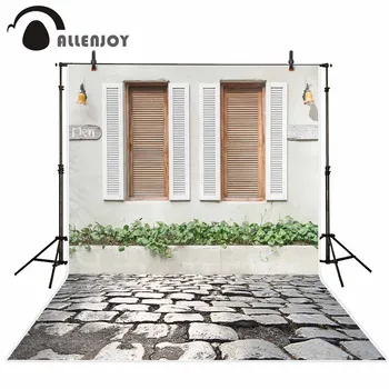 

Allenjoy photographic background White natural plant shutters minimalist style new backdrop photocall photo printed customize