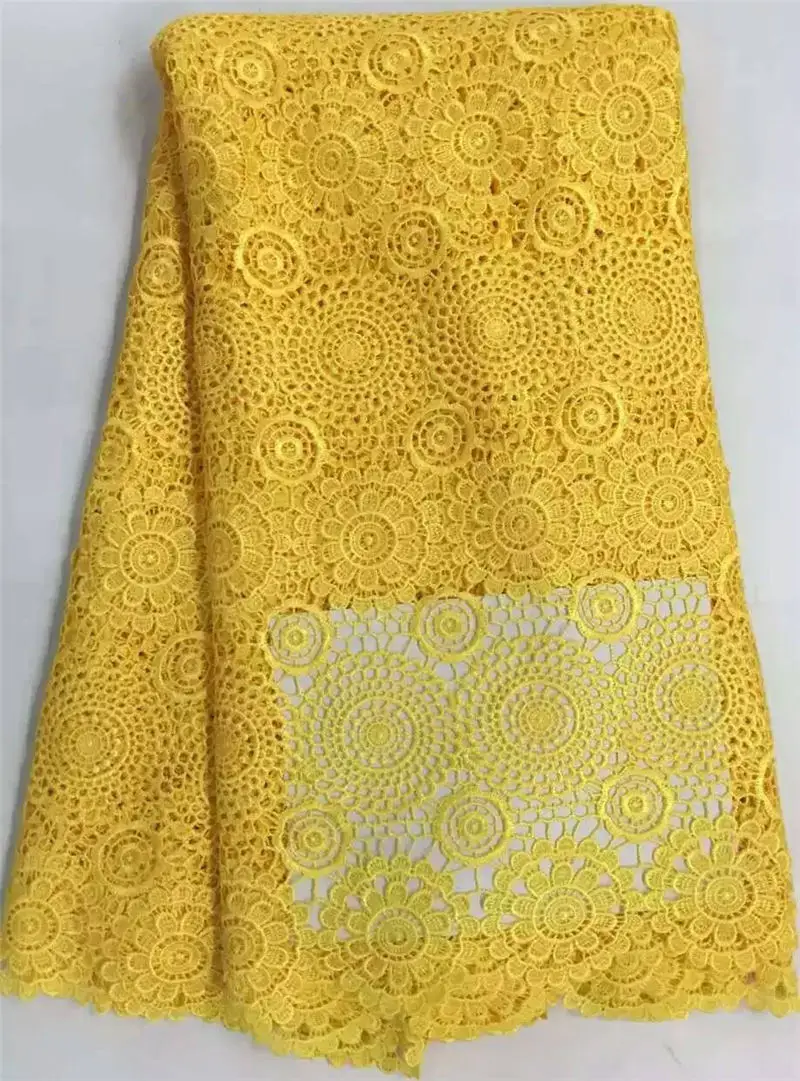 High Quality African Lace fabrics /african Mesh cord Lace /guipure lace