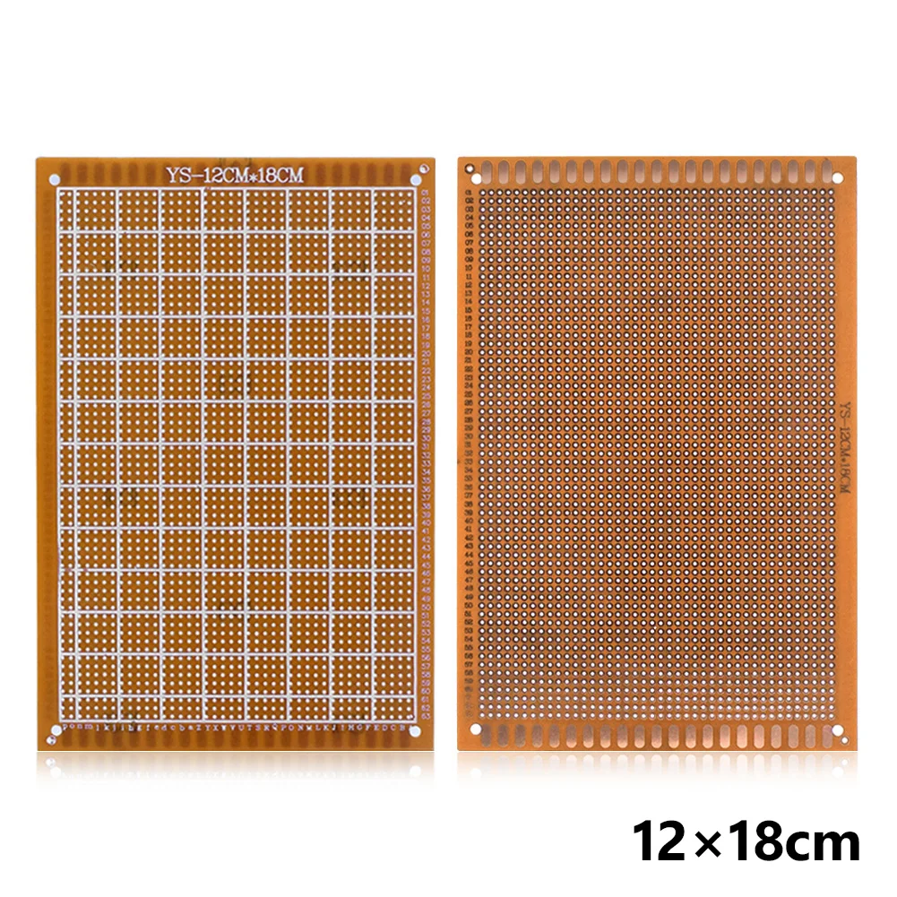 5/10x ABS односторонний прототип печатной платы 5x7 см 7x9 см 9x15 см 12x18 см пайки проектов бакелитовая медная плата