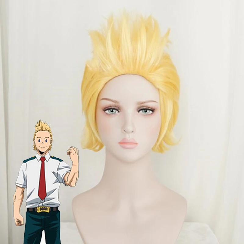 

My Hero Academia Cosplay Wigs Mirio Toogata Cosplay Wigs Heat Resistant Synthetic Hair Halloween Christmas Boku no Hero Academia