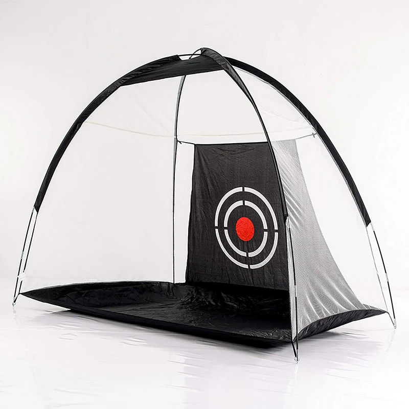 Pop-Up Golf Hitting Practice Net Foldable Golf Hitting Cage With Target Suitable For Indoor Outdoor Golf Training Aids Pop-Up Golf Hitting Practice Net Foldable Golf Hitting Cage With Target Suitable For Indoor Outdoor Golf Training Aids