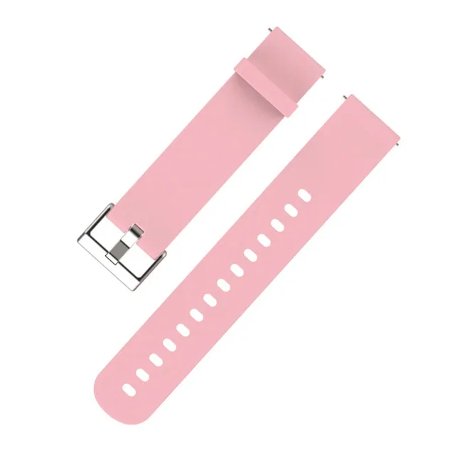 Mijobs для Xiaomi Huami Amazfit Bip BIT PACE Lite Молодежные умные часы сменный ремешок Smartwatch 20 мм спортивный силиконовый ремешок на запястье - Цвет: pink