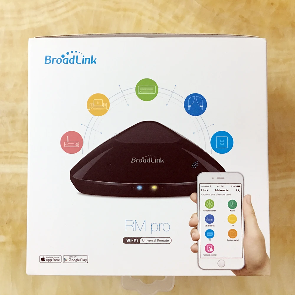 Broadlink Rm3 RM Pro+ Smart control ler+ A1 детектор качества E-Air IR/RF/Wifi интеллектуальный пульт дистанционного управления через IOS Android