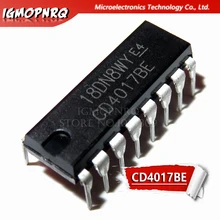 10 шт./лот CD4017 CD4017B CD4017BE 4017 декада счетчик делитель IC