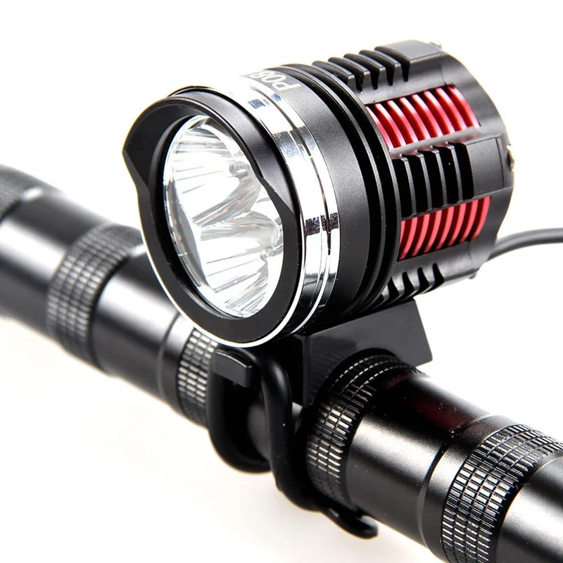

Bicycle Lights P08 3 Cree L2 T6 LED Waterproof Bike Headlight Night Ride 3 CREE L2 Mountain Bike Lights Headlamp Bicycle Parts