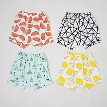 Брендовые хлопковые шорты для детей детские летние короткие штаны-шаровары для маленьких мальчиков и девочек повседневная одежда 6 месяцев – 4 года