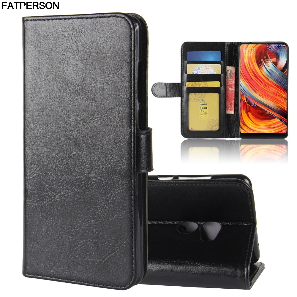 

luxury Bracket Leather Phone case For Xiaomi mi MIX 2 Phone case wallet Smart cover For xiaomi MIX 2 case PU Card bag full capa