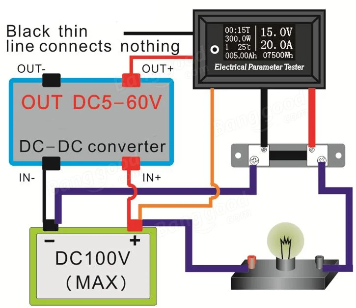 100 в 50A/100A 7в1 OLED Многофункциональный тестер напряжения, тока, времени, емкости Вольтметр Амперметр Электрический измеритель параметров