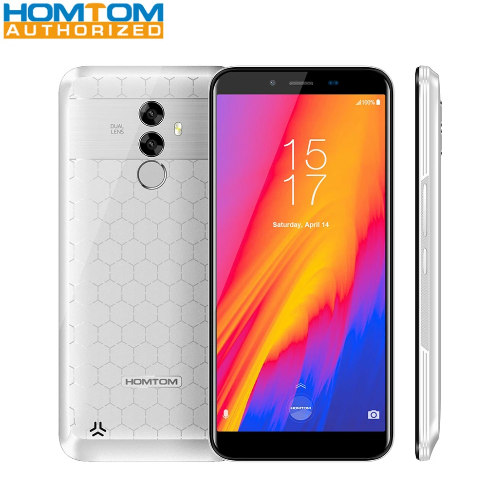 

HOMTOM S99 4G Smartphone 5.5 inch Android 8.0 MTK6750 Octa Core 4GB RAM 64GB ROM 21.0MP+2.0MP Back Cameras 6200mAh Fingerprint
