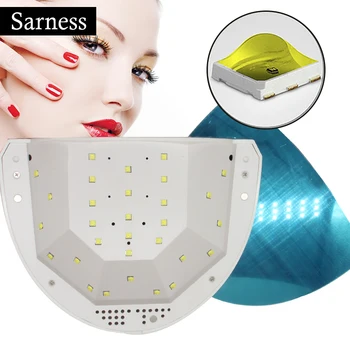 

Sarness 48W Nail Lamp Light UV LED Lamp for Nail Dryer Gel Polish Curing Light with Bottom Gel Nail Polish Lamp for Manicure