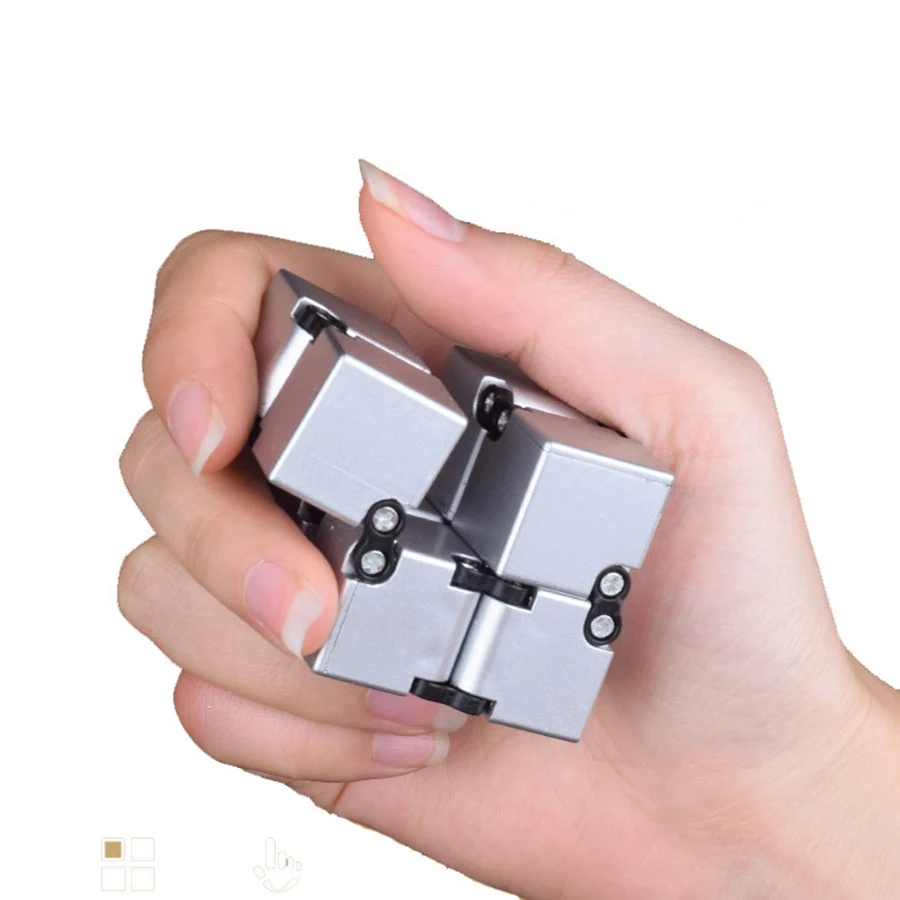 

New Nfinity Cube Office Stress Reliver Finger Toys Fun Magic Cube Good Quality Decompression Tweezers Stress Relief Toys