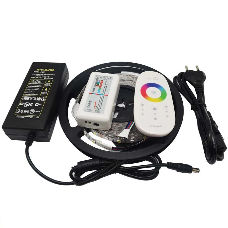 5M-Flexible-RGBW-5050-SMD-LED-Strip-Light-Waterproof-DC12V-RGB-White-Diode-Tape-RGBW-Remote