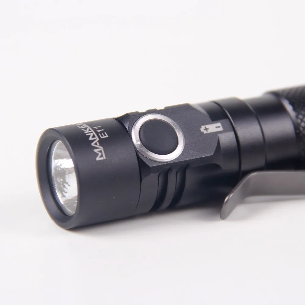 Manker E11 800 Lumen CREE XP-L LED Flashlight Small EDC AA Light 14500 Torch With Pocket Clip (Simple Version of MANKER T01) Manker E11 800 Lumen CREE XP-L LED Flashlight Small EDC AA Light 14500 Torch With Pocket Clip (Simple Version of MANKER T01)