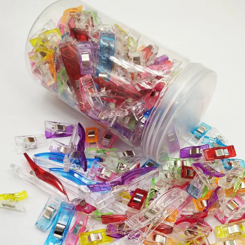 

Clover wonder clip /Quilt tools/patchwork sewing accessory Plastic Wonder Clips Clamps Fabric Craft Sewing Holder 120pcs