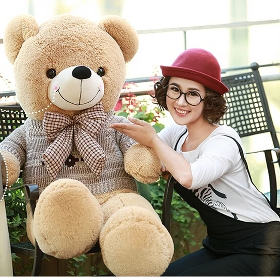 Retro sweater teddy bear plush toys 