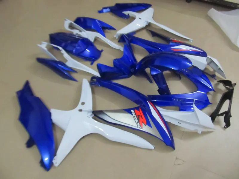 

Injection mold Fairing kit for SUZUKI GSXR600 750 08 09 GSXR600 GSXR750 K8 2008 2009 ABS blue white Fairings set+7gifts TP45