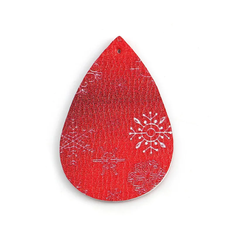 DoreenBeads ПУ кожаные подвески капли воды разноцветные ювелирные изделия фурнитура аксессуары оптом 56 мм(2 2/") x 38 мм(1 4/8"), 50 шт - Окраска металла: E