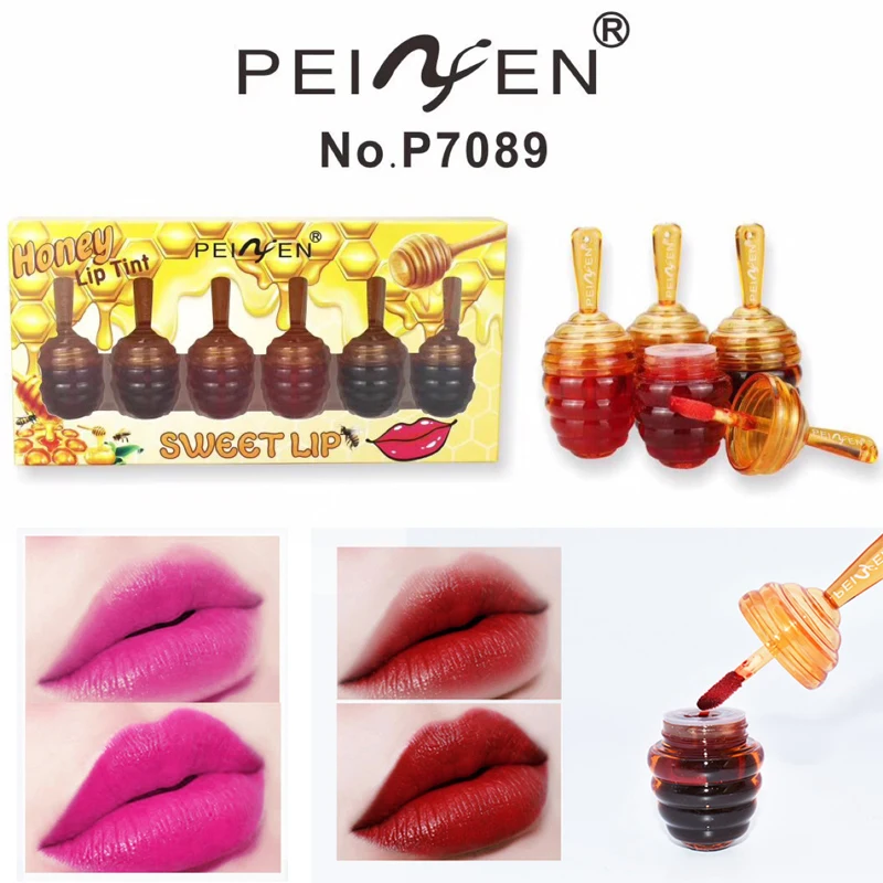 

PNF honey lipstick lasting moisturizing waterproof lip liquid lip gloss lip honey bite lip makeup
