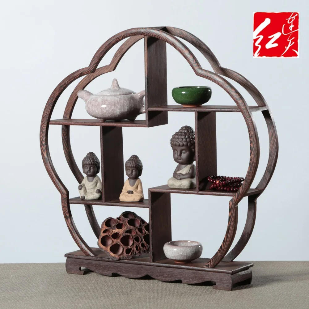 40cm Solid Wood Display Stand Wenge Antique Shelf Model Home Living Room Rack Ornaments Desktop Decorations Table Desk Art Craft In Figurines Miniatures 40cm Solid Wood Display Stand Wenge Antique Shelf Model Home Living Room Rack Ornaments Desktop Decorations Table Desk Art Craft In Figurines Miniatures