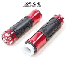 LMoDri Универсальный руль мотоцикла ручки 7/" 22 мм ручка бар конец алюминиевая Резина хорошее качество грязи oit велосипед мотокросса