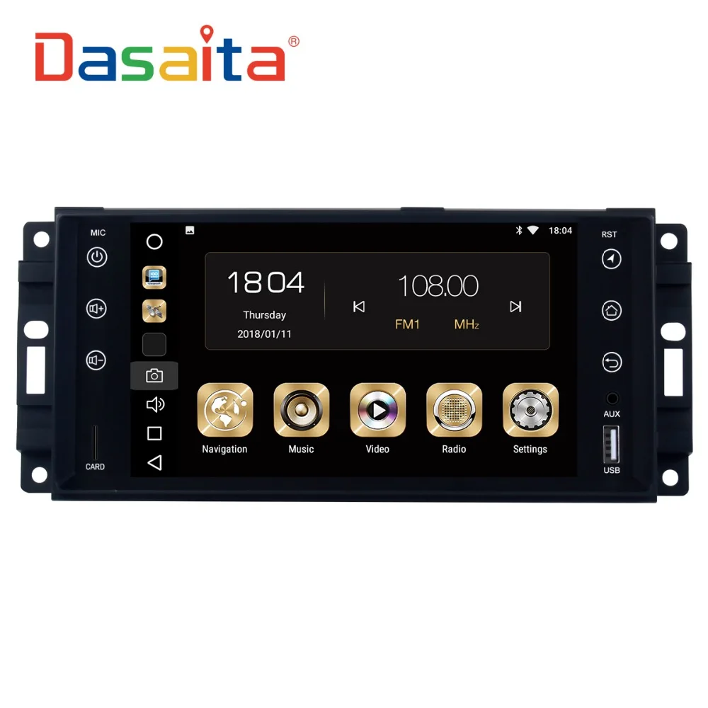 Best Car Radio GPS Android 9.0 2 Din For Jeep Grand Cherokee 2008 2009 - 2011 Commander Jeep Radio 8-core Multimedia 4Gb RAM 32Gb ROM 1