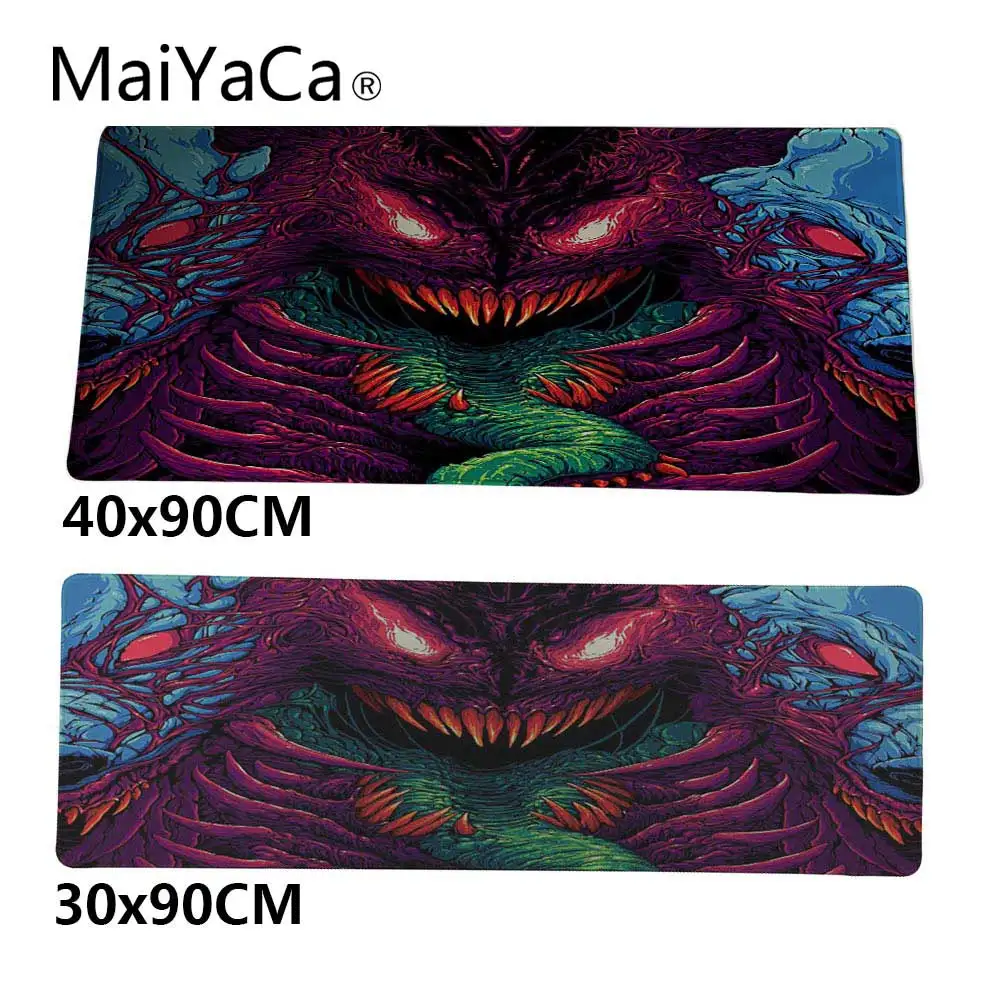  MaiYaCa hyper beast large mouse pad For CS:CO dota 2 WOT Gaming mousepad Speed Version Locking Edge