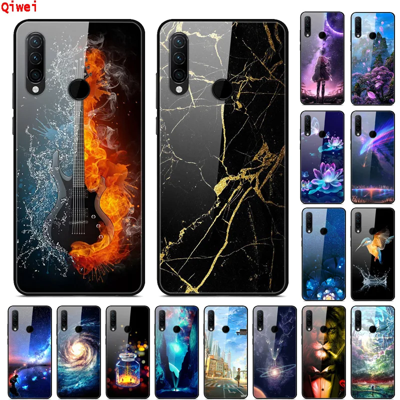 

Glass Phone Case For Lenovo Z6 Lite Case Silicone Bumper Lion Hard Painted Coque For Lenovo Z6 Lite Cover Z6Lite Capas L38111